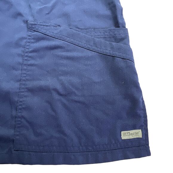 Grey's Anatomy by Barco Professional Wear Scrub Top 3 Pocket Plus Size 3XL Blue - Picture 4 of 12